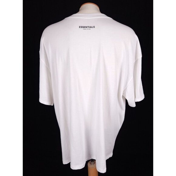 Fear of God ESSENTIALS Crewneck T-Shirt Size XXL Mens White - Picture 4 of 12